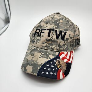 RFTW Run For The Wall US MILITARY FREEDOM POW MIA USA FLAG CAMOUFLAGE HAT